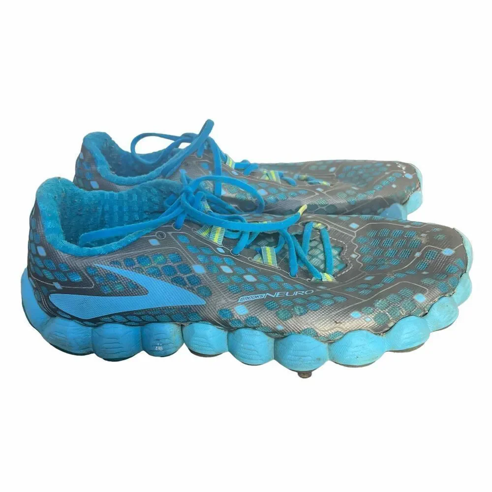 Brooks Neuro size 9 women’s blue and gray pod soles - Picture 4 of 10